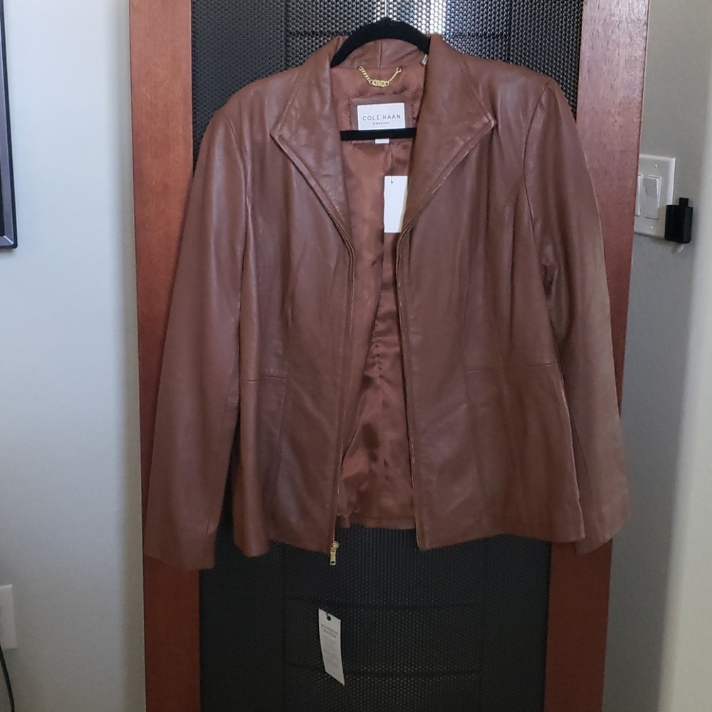 Cole Haan Leather jacket
